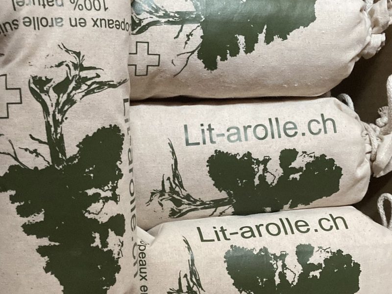 Copeaux de bois d'arolle en sachet